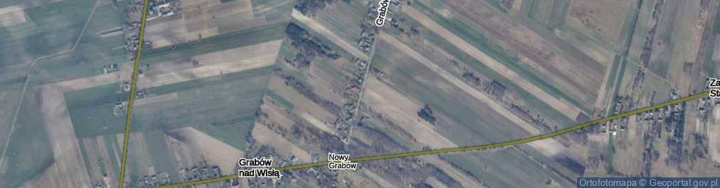 Zdjęcie satelitarne Grabów nad Wisłą ul.